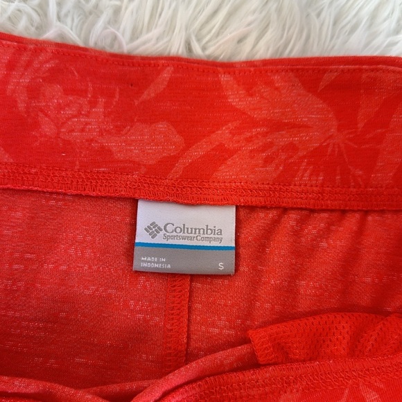 Columbia Pink Floral Stretchy Mini Skirt Small - Picture 2 of 9